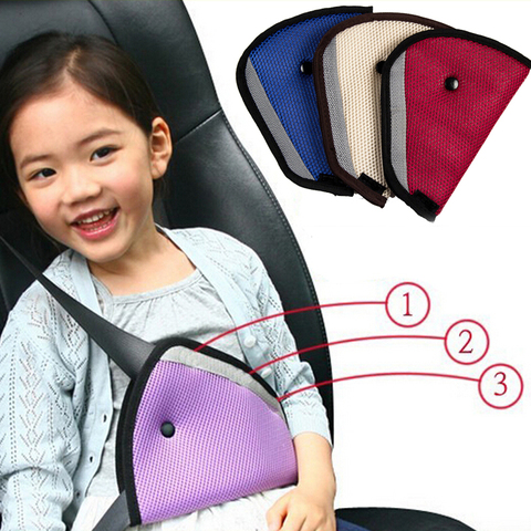 Car Safe Fit Seat Belt Adjuster Car Safety Belt Adjust Device Baby Child Protector Covers Positioner I0370 ► Photo 1/6