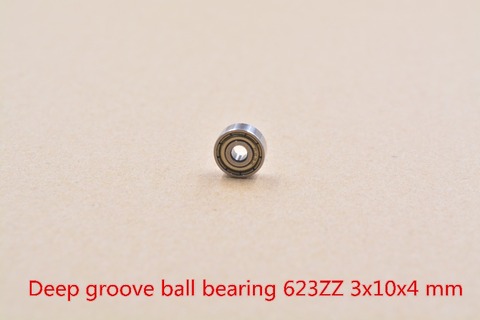 3mm V623ZZ 623ZZ F623ZZ 3mmx10mmx4mm F623 miniature flange deep groove radial ball bearing ► Photo 1/3