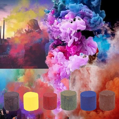 1pcs Smoke Cake Colorful Effect Smoke Tube Bottle Studio Car Photography Toy Wedding Halloween Props Stage Photography Aid ► Photo 1/6