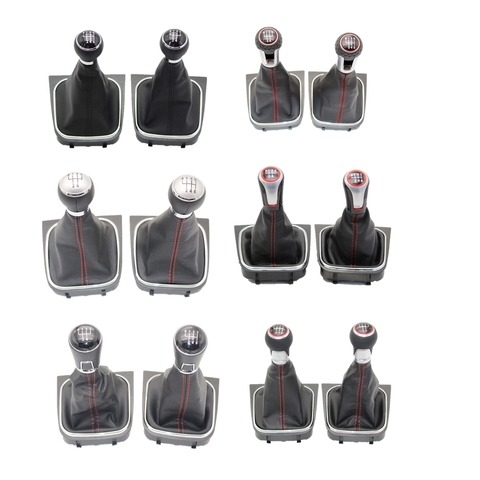 For VW Golf 5 V MK5 R32 GTI 2004 2005 2006 2007 2008 2009 New 5/6 Speed Car Stick Gear Shift Knob ► Photo 1/6