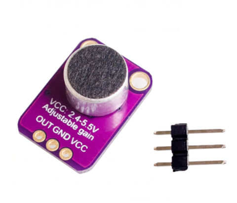 MAX9814 Microphone AGC Amplifier Board Module Auto Gain Control Attack for Arduino MAX4466 PCB Board Diy Kit ► Photo 1/2