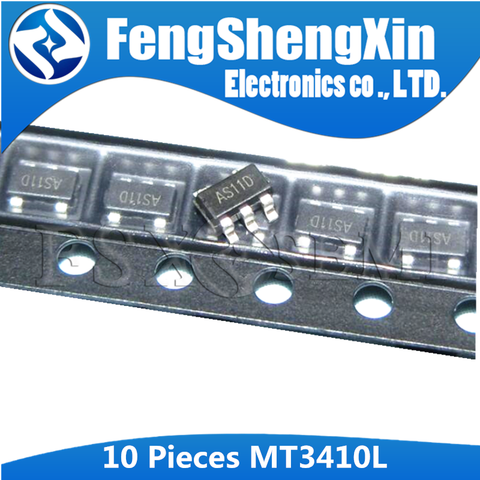 10pcs MT3410L SOT23-5 MT3410 AS11D  SOT SMD Synchronous buck converter chip ► Photo 1/1