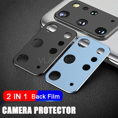 Camera Lens Metal Ring Case for Samsung Galaxy S20 Plus Ultra Note 20 Note20 Back Camera Screen Protector Cover + Back Film ► Photo 1/6
