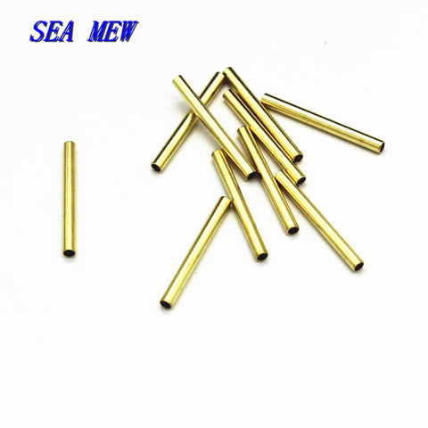 100pcs Metal Raw Brass Cylinder Tube Beads Connectors DIY Findings For Jewelry Making 2.5*15mm 2*30mm 3*40mm 2*20mm ► Photo 1/6