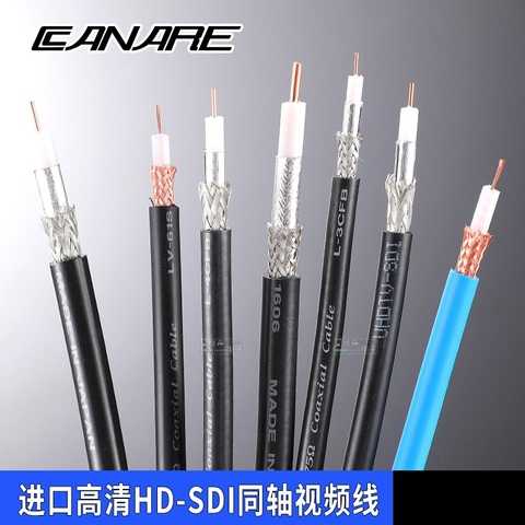 1 meter /5meter Canare L-3CFB L-4CFB L-4CFB + L-5CFB LV-61S L-5DFB broadcast HD-SDI digital 50 ohm 75 ohm HD coaxial video cable ► Photo 1/4