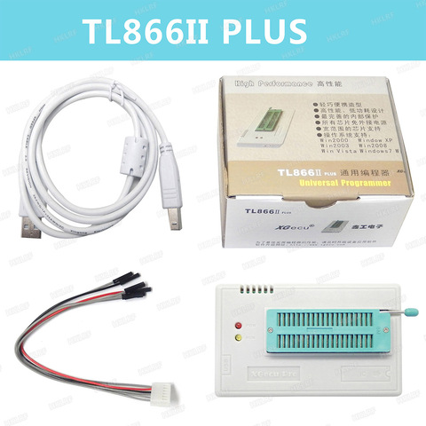 100% New Xgecu Pro TL866ii Plus Programmer  High Speed USB EPROM EEPROM FLASH for 1300 IC Better than TL866CS TL866A  ► Photo 1/6