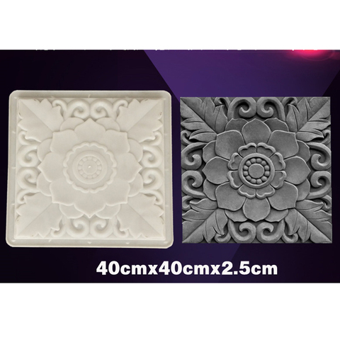 Hollow Diamond Garden Building Concrete Mold Fence Hollow Plastic Brick Mold Antique Courtyard Lawn Flower Pool Cement Mold ► Photo 1/3