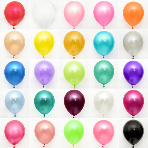 10/20/30/50Pcs 10/12inch Pearl Latex Balloons Wedding Birthday Party Decoration Balloon Xmas Baby Shower Kids Air Balls Globos ► Photo 1/6