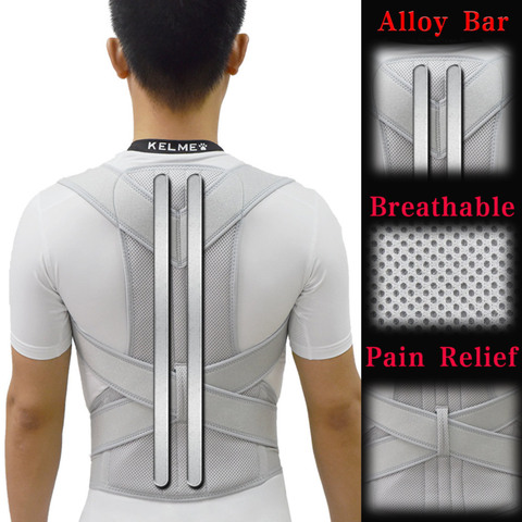 Alloy Bar Posture Corrector Scoliosis Back Brace Spine Corset Shoulder Therapy Support Posture Correction Belt Orthopedic Back ► Photo 1/6