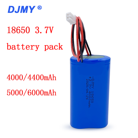 3.7 V 18650 lithium battery 4000/4400/5000/6000mAh Rechargeable battery pack megaphone speaker protection board ► Photo 1/5