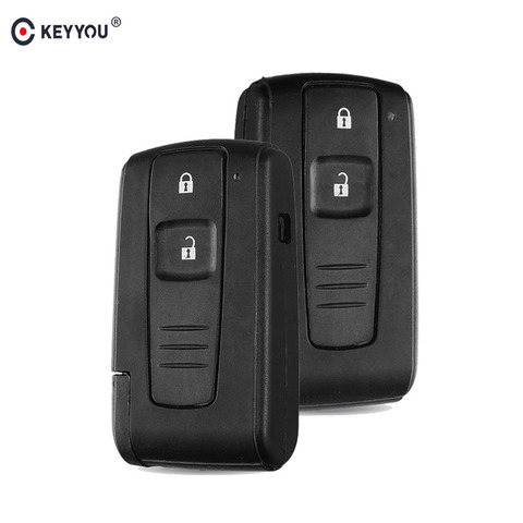 KEYYOU 2/3 Buttons Remote Smart Car Key Shel Case Cover For Toyota Prius 2004 2005 2006 2007 2008 2009 Toy43 Uncut Blade ► Photo 1/5