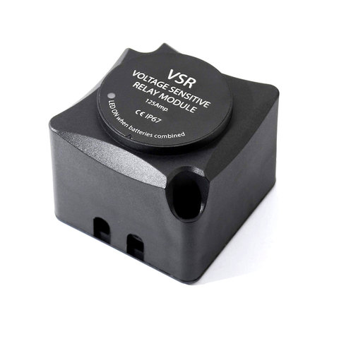 Voltage Sensing Relay (VSR) 12V 125Amp IP67-Automatic charing relay to avoid dead battery ► Photo 1/6