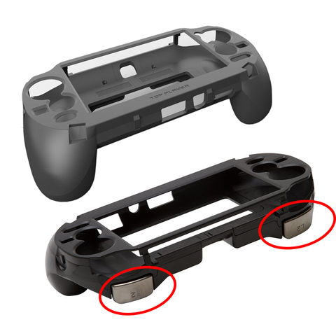 Matte Hand Grip Handle Joypad Stand Case Shell Protect with L2 R2 Trigger Button For PSV1000 PSV 1000 PS VITA 1000 Game Console ► Photo 1/6