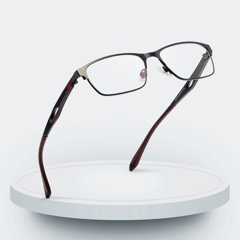 Alloy Glasses Frame Full Rim Eye Glasses Men Style Nearsighted Spectacles Rectangle Eyewear New Arrival Eyeglasses ► Photo 1/6