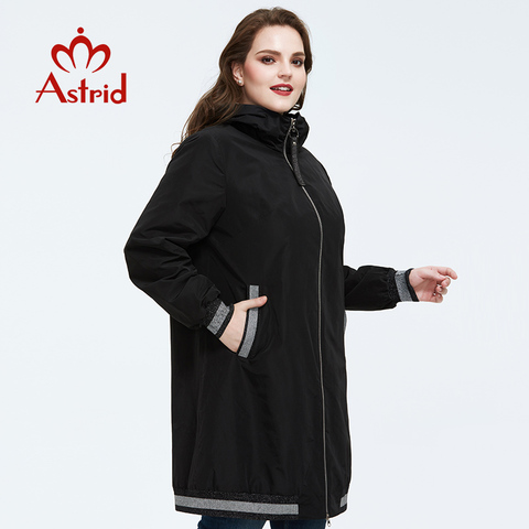Astrid 2022 Spring new arrival trench coat for women outerwear high quality plus size long style spring coat women AS-9373 ► Photo 1/6