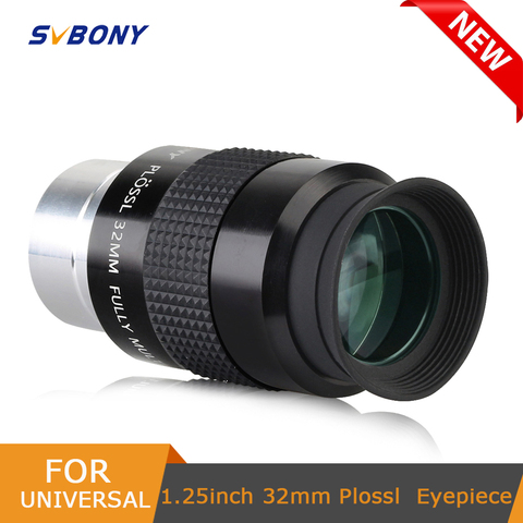SvBony 1.25 inch 32mm Plossl  Eyepiece for Telescope 4 Element Plossl for 1.25'' Astronomy Telescope Viewing Fully Coated W2192A ► Photo 1/6