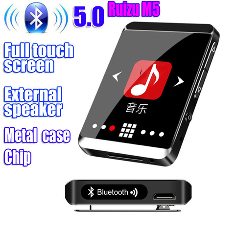 Original RUIZU M5 Sport Bluetooth MP3 Player 8gb Clip Mini Full touch screen Support FM,Recording,E-Book,Clock,Pedometer ► Photo 1/6