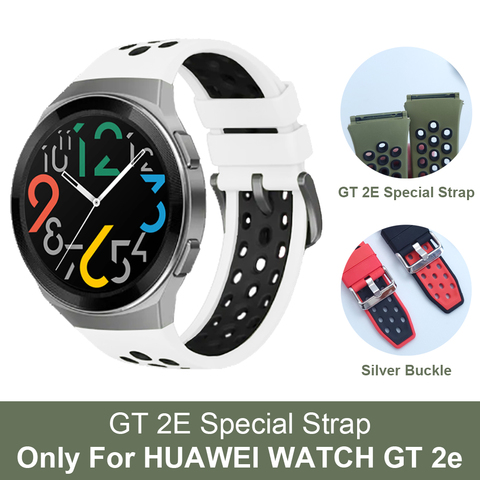 For HUAWEI WATCH GT 2e Special Strap Silicone Band for HUAWEI GT2E Smartwatch Watchband Bracelet Correa ремешок Official Style ► Photo 1/6
