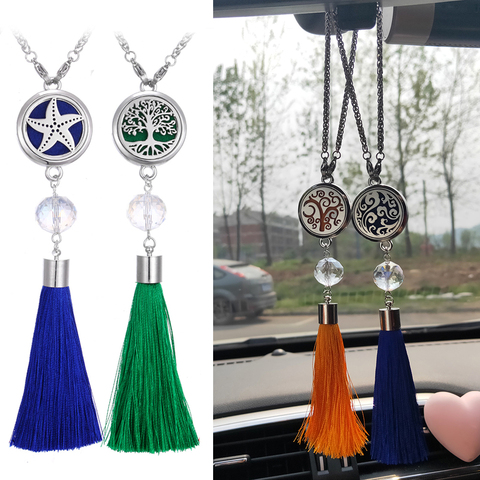 Car Perfume Decoration Air Freshener Car Perfume Diffuser Starfish Tassel Pendant Hanging Ornaments Car Hanging Accessories ► Photo 1/6