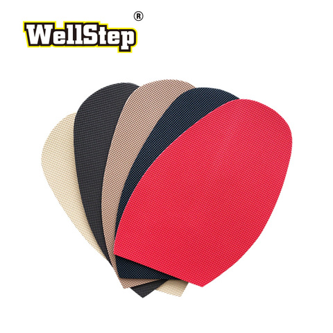 WELLSTEP 1Pair Shoe Sole Protect Pad Non Slip Self-Adhesive Half Forefoot Cushion Outsole Repair Care Replacement Anti Skid Grip ► Photo 1/6