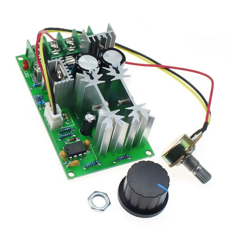 DC 10-60V 0 to 20A DC Motor Speed Regulator 25KHz Max 1200W High Power Drive Module PWM Motor Speed Controller Switch ► Photo 1/5