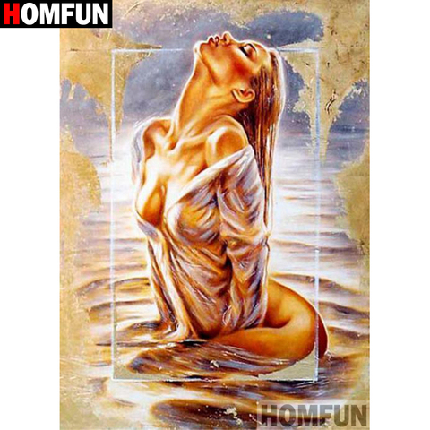 HOMFUN Square/Round Drill 5D DIY Diamond Painting 
