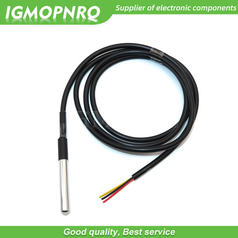 1pcs DS18B20 waterproof 1 meters temperature probe temperature sensor 1820 Stainless steel  Waterproof sensor ► Photo 1/1