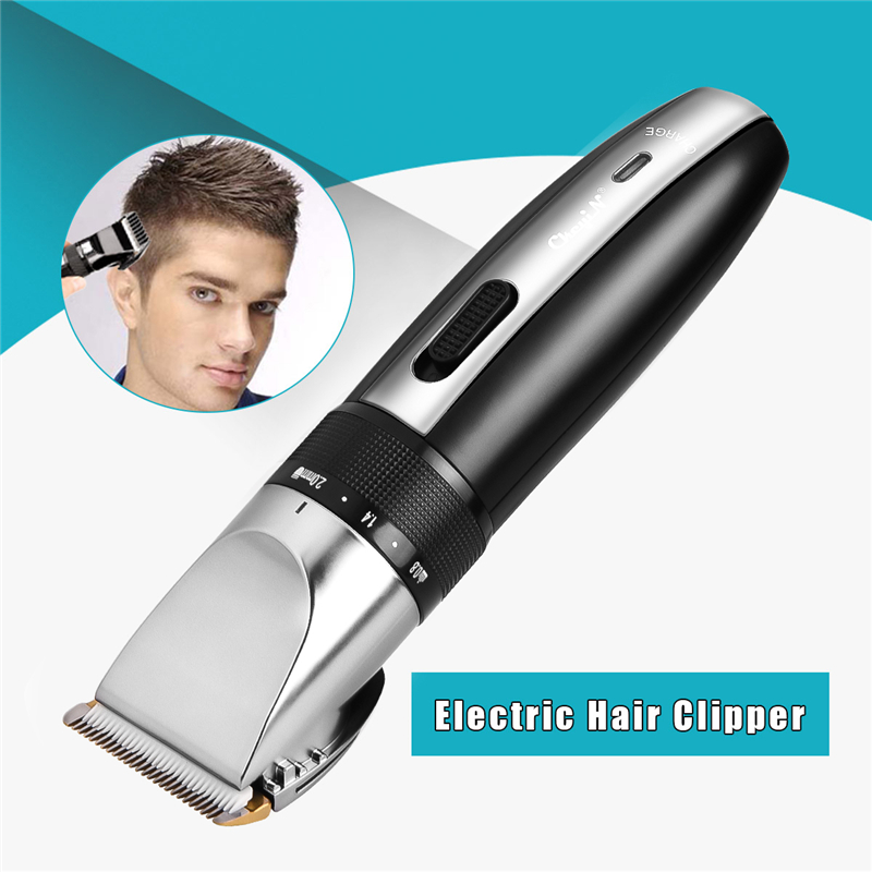 Ceramic Blade Electric Hair Clipper Professional Low Noise Hair Trimmer Wireless Barber Shop Men Kids Haircut Kit 4 Limit Combs ► Photo 1/1