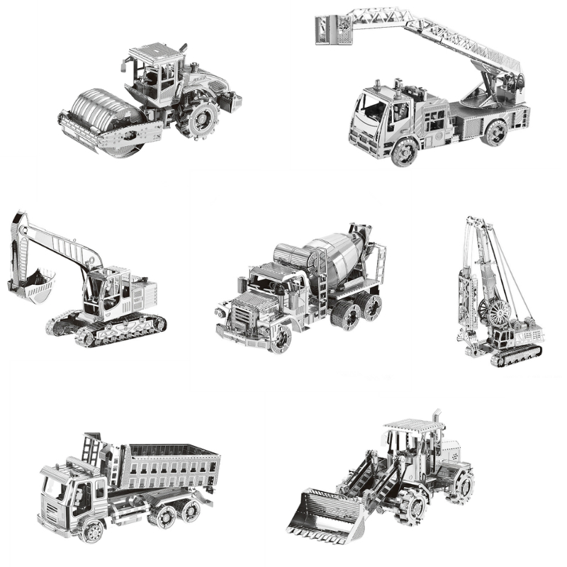 3D Metal Puzzles Laser Cut Manual Jigsaw Model Educational Adults Children Toys 