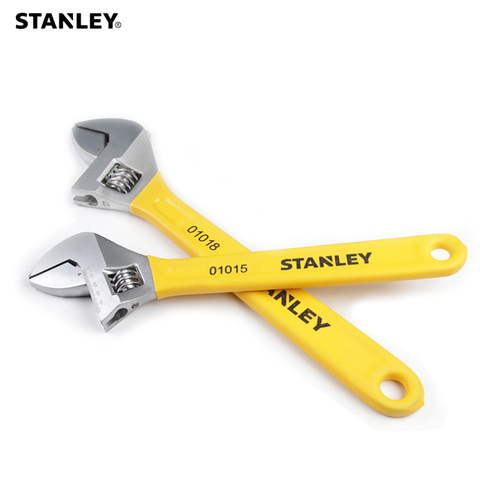 Stanley american brand nut adjustable wrench universal mini small big spanner wrench adjustable head jaw repair tool wrench car ► Photo 1/6