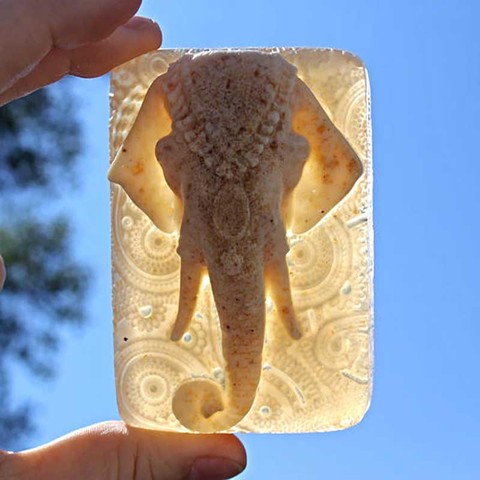 Silicone Mold Elephant Embossment Design Handmade Soap Mold DIY Elephant Decorating  Aroma Stone Moulds ► Photo 1/6