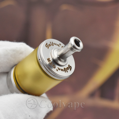 Taifun GTR RTA tank 316 stainless steel 23mm 4ML mtl tank Rebuild Single Coil atomizer fit 510 thread mod vs taifun gt4s rta ► Photo 1/6