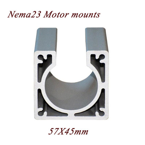 CNC NEMA 23 Stepper Motor Accessories Mounts Bracket Support Shelf nema23 Stepping Motor For 57 Motor Bracket ► Photo 1/4