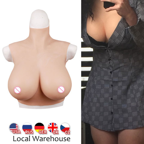 Eyung Silicone Breast Forms Fake Boobs for Little Chest Women Mastectomy Cancer Crossdresser Transvestite Sissy Artifical Breast ► Photo 1/6