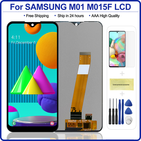 5.7'' For Samsung Galaxy M01 LCD Display M015F M015G M015DS SM-M015F Touch Screen Digitizer Assembly  For samsung m01 lcd ► Photo 1/6