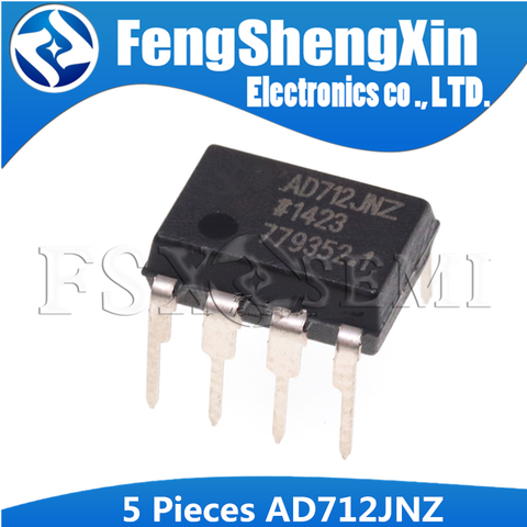 5PCS AD712JN DIP8 AD712 DIP AD712JNZ DIP-8 AD712KN AD712KNZ  Dual Precision, Low Cost, High Speed BiFET Op Amp IC ► Photo 1/1