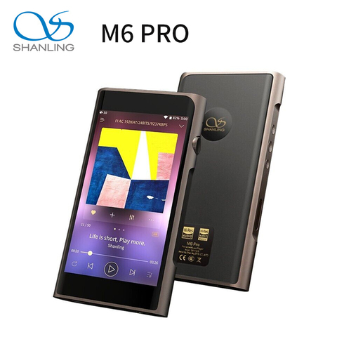 SHANLING M6 Pro Player Dual AK4497EQ Support DSD256 32Bit/768kHz Bluetooth Portable Hi-Res Music Player ► Photo 1/6