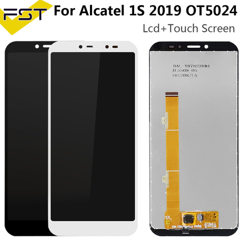 5.5'' Black For Alcatel 1S 2022 OT5024 5024A 5024D 5024I 5024J LCD DIsplay+Touch Screen Digitizer Assembly Spare Parts+Tools ► Photo 1/4