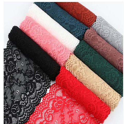 New 1yd/lot High Quality 15cm width Elastic Lace Trim ribbon for garment sewing crafts decoration lace handmade accessories DIY ► Photo 1/3