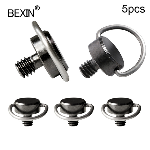 BEXIN Digital camera screw D ring 1/4 inch camera mount screw quick release screw for dslr camera Tripod monopod ► Photo 1/6
