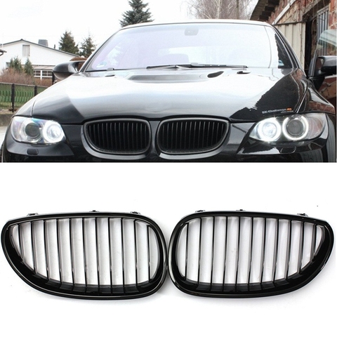 E60 Grill Front Kidney Sport Grilles Hood Grill for BMW E60 E61 5 Series M5  525I 525Xi 528I 528Xi 530I 530Xi 2003-2009(Gloss Bla - Price history &  Review