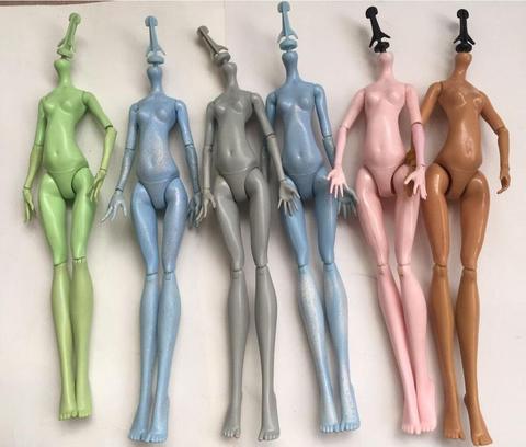 Original Monstering High Doll Figure Body Multi-Joints Movable Doll Body Toy Kids Collection Doll Toy Green Gray Blue Pink Body ► Photo 1/6
