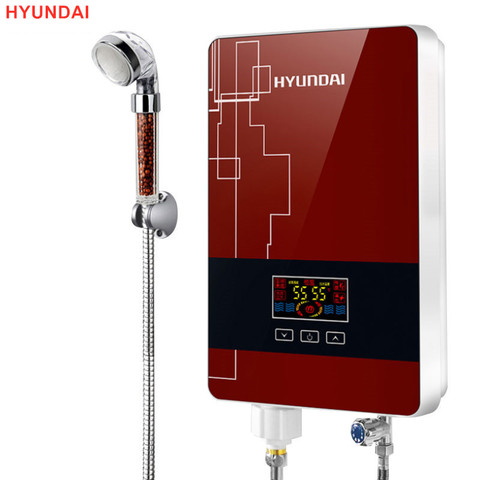 HYUNDAI Instant Electric Water Heater  Heater Bathroom Water Mixer 3 Seconds Quick Heat  Home  Kitchen Treasure  Bath Machine ► Photo 1/6