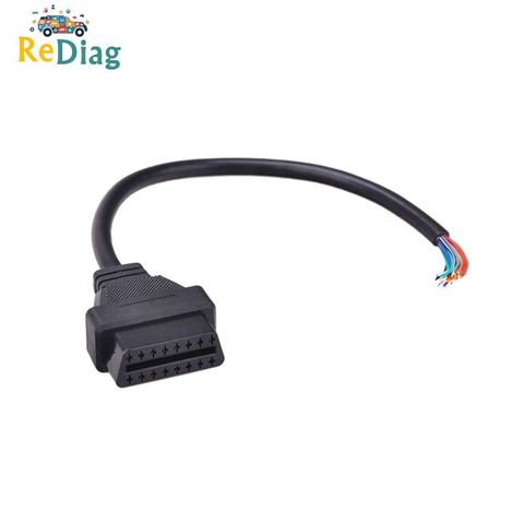 OBD2 16Pin Female/male Connector to Opening OBD Cable OBDII OBD-ii ODB2 16 Pin OBD 2 Adaptor 30CM/60CM Length Hot Sale ► Photo 1/6