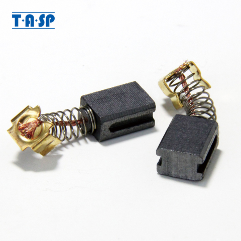 TASP 5 Pairs Carbon Brushes 6x9x11.5mm For Makita Electric Motors CB 406 407 418 419 CB406 CB407 CB418 CB419 ► Photo 1/6