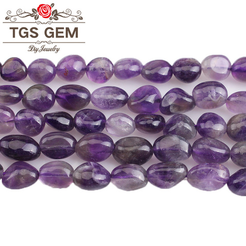 Natural Lrregular Crystal  Purple Amethysts Beads 6-8mm 8-10mm 15inches Gravel Beads FIT Diy Beads For Jewelry Making Wholesale ► Photo 1/5