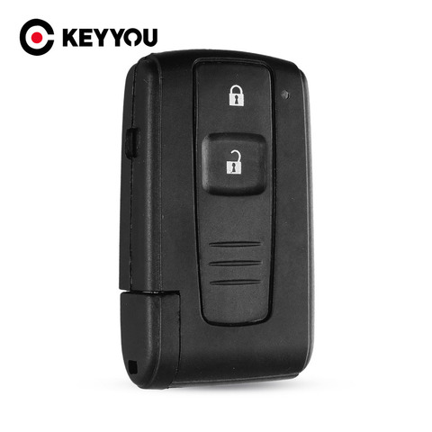 KEYYOU 2 BUTTON REMOTE KEY CASE FOR TOYOTA PRIUS COROLLA VERSO TOY43 BLADE ► Photo 1/5