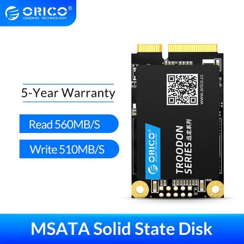 ORICO M200 mSATA SSD 128GB 256GB 512GB 1TB SATA Internal Solid State Hard Drive 6Gbps 3D NAND SSD For Desktop Laptop ► Photo 1/6