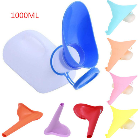 Hot Sale 1000ML Female Male Portable Mobile Toilet Car Travel Journeys Camping Boats Urinal Outdoor Supllies ► Photo 1/6