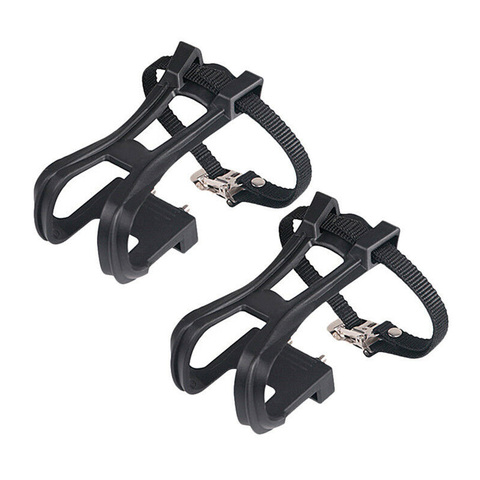1 Pair Buckled Cycling Durable MTB Road Bicycle Fixed Gear Nylon Toe Clip Set Strap Belt Useful Wear Resistant For bicycle Pedal ► Photo 1/1
